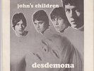 JOHN'S CHILDREN / BOLAN . T. REX  - DESDEMONA - PIC SLEEVE COPY - UK TRACK ORIG