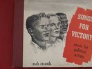RARE Woody Guthrie 3x 78 Albums Songs For Victory  Asch Alan Lomax union