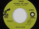 Funk 45 MACK RICE Three People In Love CAPITOL HEAR