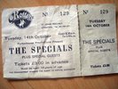 THE SPECIALS LIVERPOOL ROTTERS 1980 TICKET 2TONE ska Madness Selecter TERRY HALL