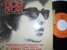 BOB DYLAN EP PS Postively 4th Street France LANGUETTE unique rare cover + TAB