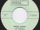 THE GAMBLERS   MOON DAWG / LSD-25   NM SURF 45 LISTEN