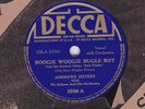 THE ANDREWS SISTERS ON DECCA 3598 - BOOGIE WOOGIE BUGLE BOY