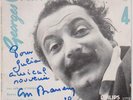 GEORGES BRASSENS 45t original 4 titres avec DEDICACE banc public - brave margot