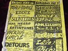 RARE 1980 MAU MAUS FLYER MIDDLE CLASS CIRCLE JERKS VICIOUS CIRCLE @FLEETWOOD KBD