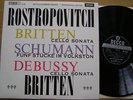 SXL 2298 WBg ED1   ROSTROPOVITCH / BRITTEN  Debussy Sonatas-Schumann FUNF STUCKE