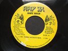 THREE WICKED  MEN  /  REGGAE GEORGE  /  orig  56 HOPE ROAD   7 in 1981