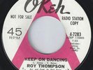 ROY THOMPSON KEEP ON DANCING OKEH DEMO NORTHERN SOUL LISTEN