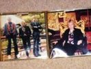 THE POLICE - SIX PACK 6 BLUE VINYL 7'' RECORD SET DOUBLE SIGNED BY ANDY SUMMERS