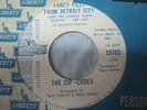 THE ZIP CODES on LIBERTY 55703 WHITE PROMO 45 - RUN LITTLE MUSTANG SURF MINT