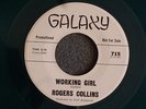 Rogers Collins Galaxy 715 Promo Green Wax Working Girl R&B Black R&R Mint-