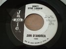 Ann D'andrea Don't Stop Lookin'  Northern Soul promo 45 on Jamie GREAT