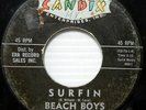 BEACH BOYS Surfin / Luau 45 Classic Rock N Roll CANDIX Their 1st Record 1962