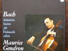 MAURICE GENDRON Bach Complete Cello Suites 3 LP Box Philips MINT