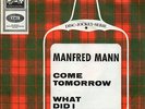 Sg. -   MANFRED MANN   -  COME TOMORROW  ( Bottle Cover )