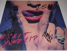 HARDCORE SUPERSTAR Split Your Lip, VINYL LP Jocke Berg Vic Zino Autograph SIGNED