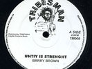 Barry Brown - Unity Is Strength UK orig 12
