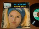 LE MEPRIS BOF OST EP BRIGITTE BARDOT GEORGES DELERUE GODARD ORIGINAL PHILIPS