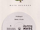 Depeche Mode Promo Vinyl Maxi, einseitiges Etikett, PB12 Bong 21, I Feel You + 3