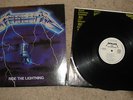 Metallica   Ride the Lightning Vinyl LP PROMO Copy RARE Original Megaforce