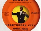 Marva Josie - Heartbreak City - SAHARA - Very Rare Northern Soul Popcorn 45
