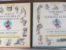 Alices Adventures Wonderland & Through The Looking Glass LP Book Collector Sets