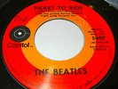 Rock 45 The BEATLES Ticket To Ride b/w Yes CAPITOL 5407 Target Label C Logo VG++