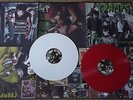 THE CRAMPS - RARE TRACKS white & red vinyl DOUBLE lp