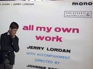 Jerry Lordan: 'All My Own Work' (Black/Gold Parlophone) 1960 Lp.