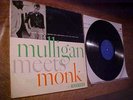 THELONIOUS MONK LP 1957 Mulligan Meets Monk 1st Press Riverside MONO DG NM