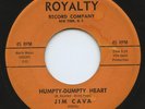 Very Rare Teen 45 - Jim Cava - Humpty Dumpty Heart - HEAR - Royalty # R-1011