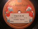 California Ramblers Columbia 127-D