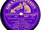BLUE GERMAN GRAMMOPHON : FURTWANGLER CONDUCTS BRANDENBURG CONCERTO #3 (1930)