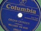 Williams Jug Band Organ Grinder, You Ain't Too Old Blue Wax Columbia 2863 78 rpm