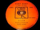 DION ruby baby / gonna make it alone ORIG 78 RPM BRAZIL EDITION 