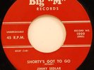 Jimmy Sedlar Shorty's Got to Go 45 NM Big M 1000 195? R&B original