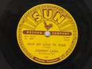 78 rpm Rockabilly Johnny Cash Sun 279 in E-