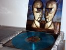 Pink Floyd “The Division Bell” CLEAR BLUE vinyl lp in opened shrinkwrap mint