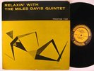 MILES DAVIS QUINTET Relaxin' LP on Prestige DG mono