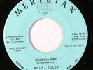 BILLY J. KILLEN: Georgia Boy / First Dance, First Kiss, True Love 45 (dj, tiny