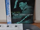 Lou Donaldson The Time Is Right Japan Blue Note LP Toshiba BN 4025 Insert