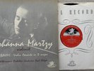 JOHANNA MARTZY / BRAHMS   Violin Concerto  Kletzki  Orig US Angel 35137 pull-out