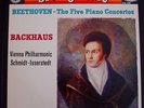 WILHELM BACKHAUS, VIENNA PHIL. BEETHOVEN-THE 5 PIANO CONCERTOS -LONDON BLUEB 4LP