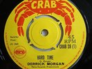 DERRICK MORGAN HARD TIME  / DEATH RIDES 69 7in  NM listen