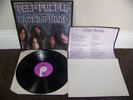Deep Purple - Machine Head(UK 1972 VINYL ALBUM / INSERT / EX+ VINYL)