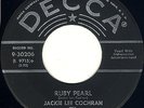 ROCKABILLY JACKIE LEE COCHRAN 45 RUBY PEARL - ON DECCA - ROCKABILLY CLASSIC