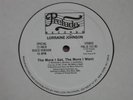 LORRAINE JOHNSON THE MORE I GET, THE MORE I WANT PRELUDE DISCO CLASSIC 12