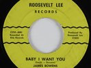 Northern Soul 45 JAMES BOWENS Baby I Want You ROOSEVELT LEE HEAR