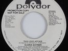 70's Soul 45 GLORIA GAYNOR This Love Affair POLYDOR DJ HEAR