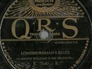 Longshoreman's Blues, King Oliver, Clarence Williams Orch QRS 7040 78 rpm